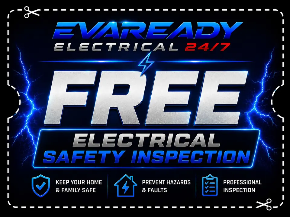 Evaready Electrical Free Electrical Safety Inspection offer artwork